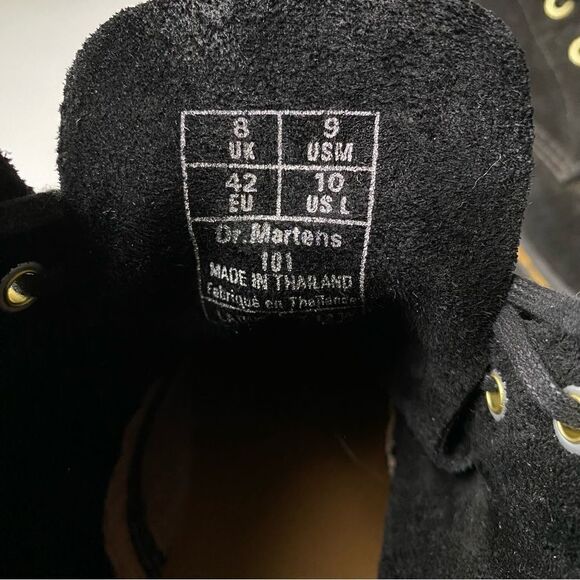 Dr Marten Docs suede ankle boot black size 9 Mens Womens 10 - Picture 9 of 9